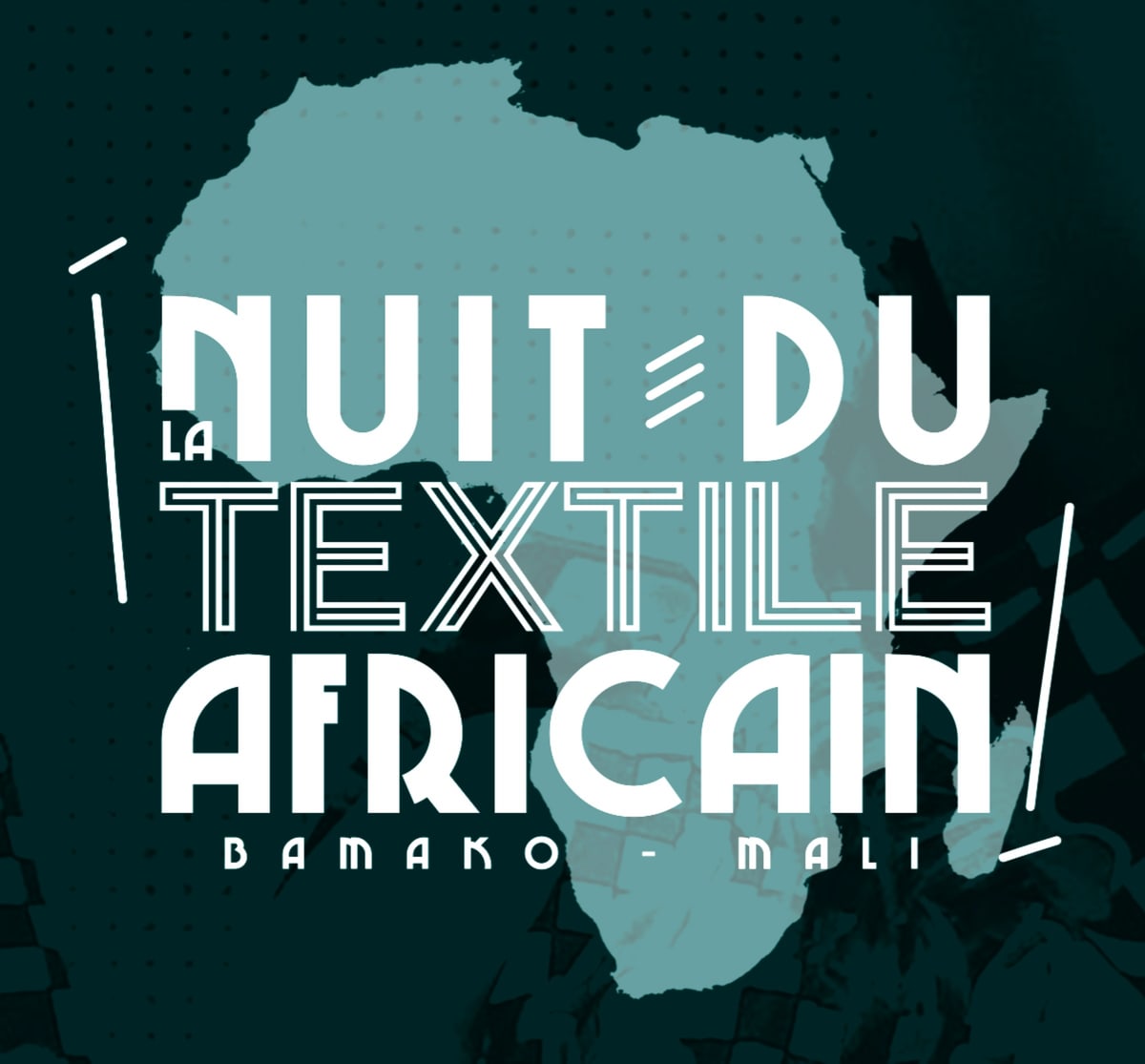 Logo de La Nuit du Textile Africain, Bamako, Mali.