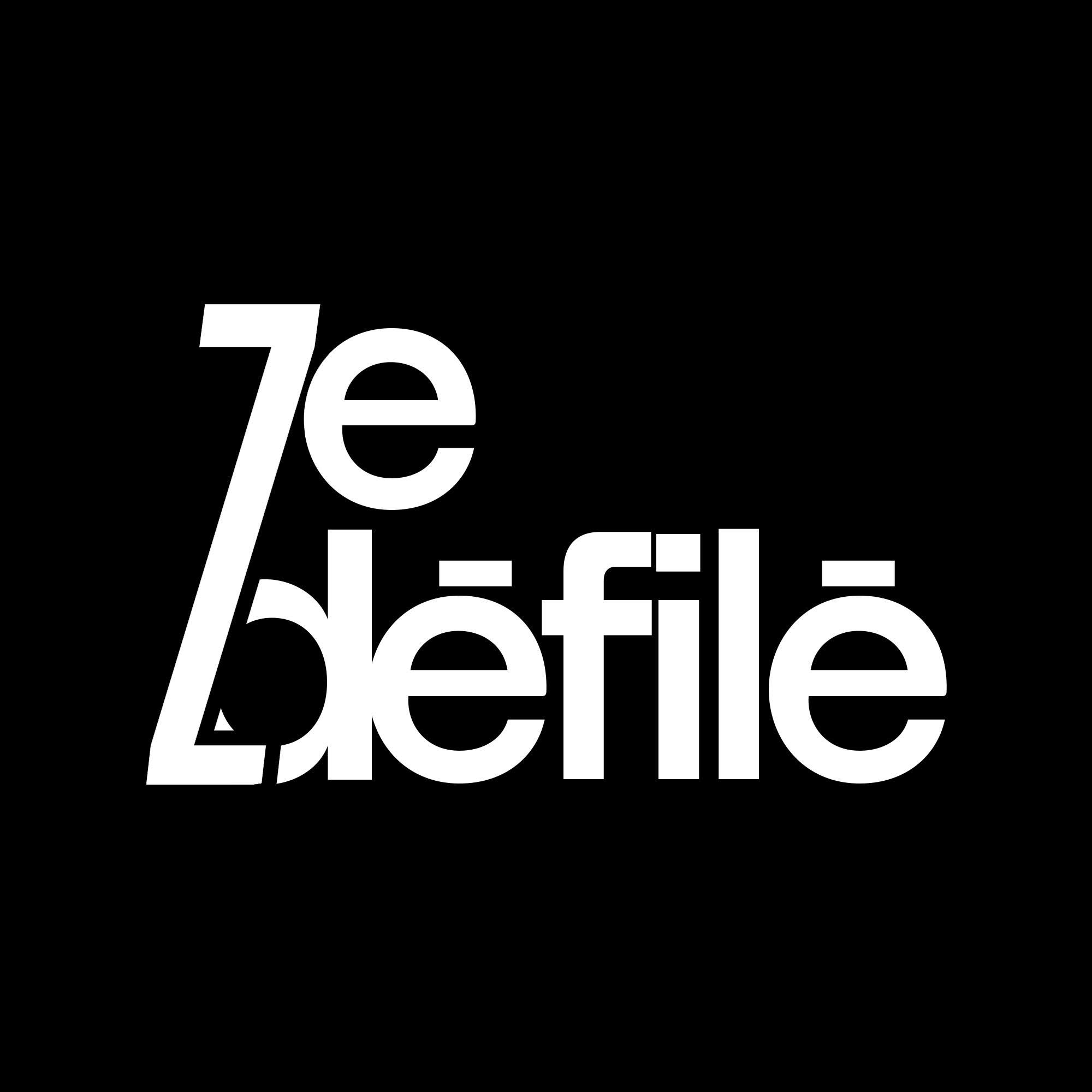 Logo ZE DÉFILÉ by WaxFashion sur fond noir